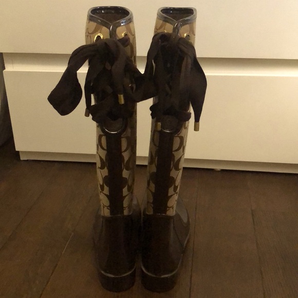 New Coach snow/rain boots - Picture 2 of 3